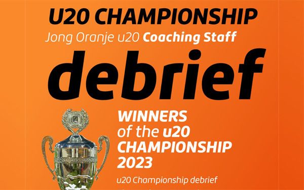 U20 Champions debrief Coaching staff